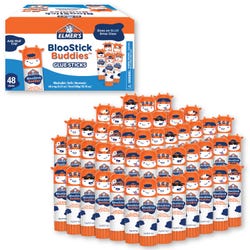 Elmers BlooStick Buddies Glue Sticks, Purple, Set of 48