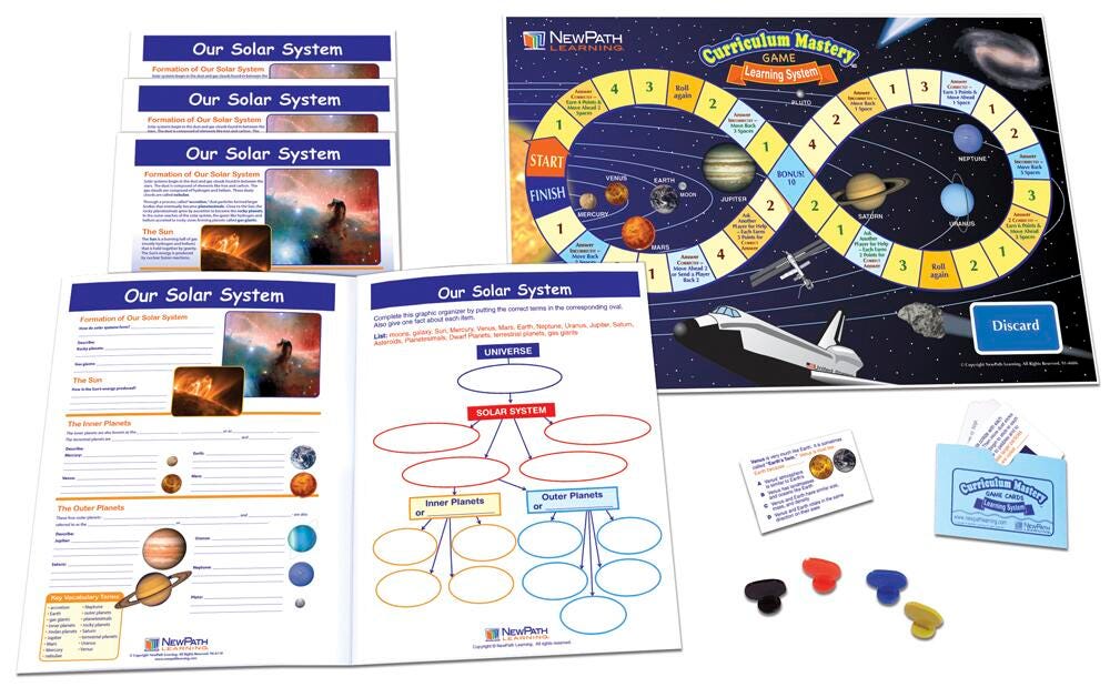 NewPath Learning Our Solar System Learning Center Game, Grades 6 to 10 1567102