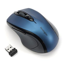 Kensington Pro Fit Optical Wireless Mouse, Mid-Size, Sapphire Blue