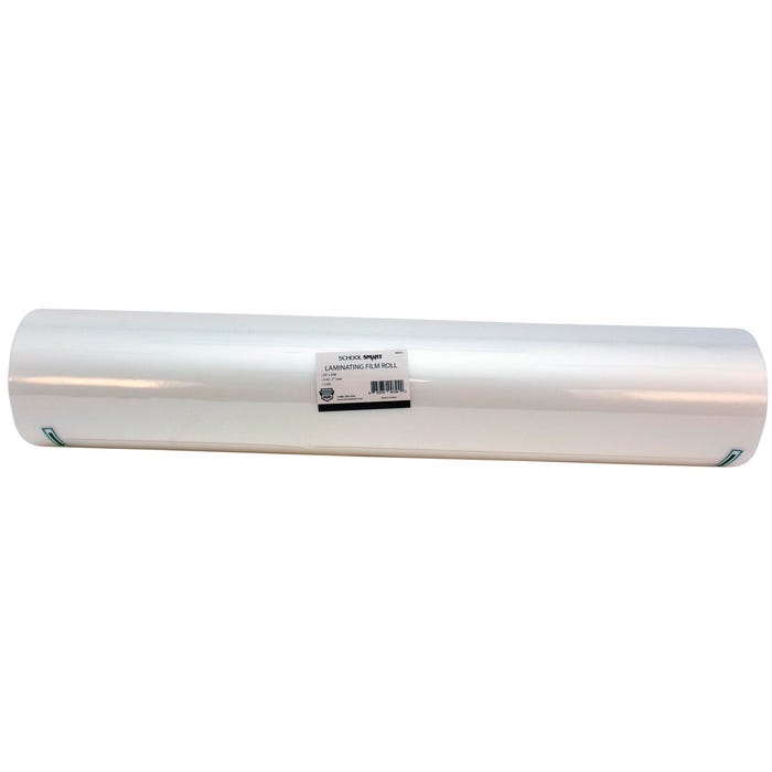School Smart Laminating Film Roll, 25 Inches x 500 Feet, 3 Mil Thick, High Gloss