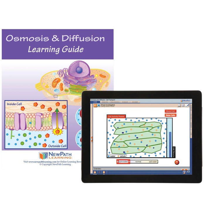 NewPath Learning Osmosis and Diffusion Student Learning Guide with Online Lesson