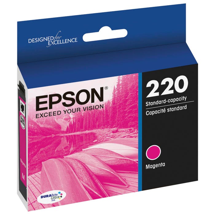 Epson DURABrite Ultra Ink Cartridge, T220320S, Magenta