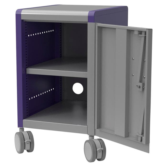 Classroom Select Geode Short Cabinet, Single Wide with Shelves