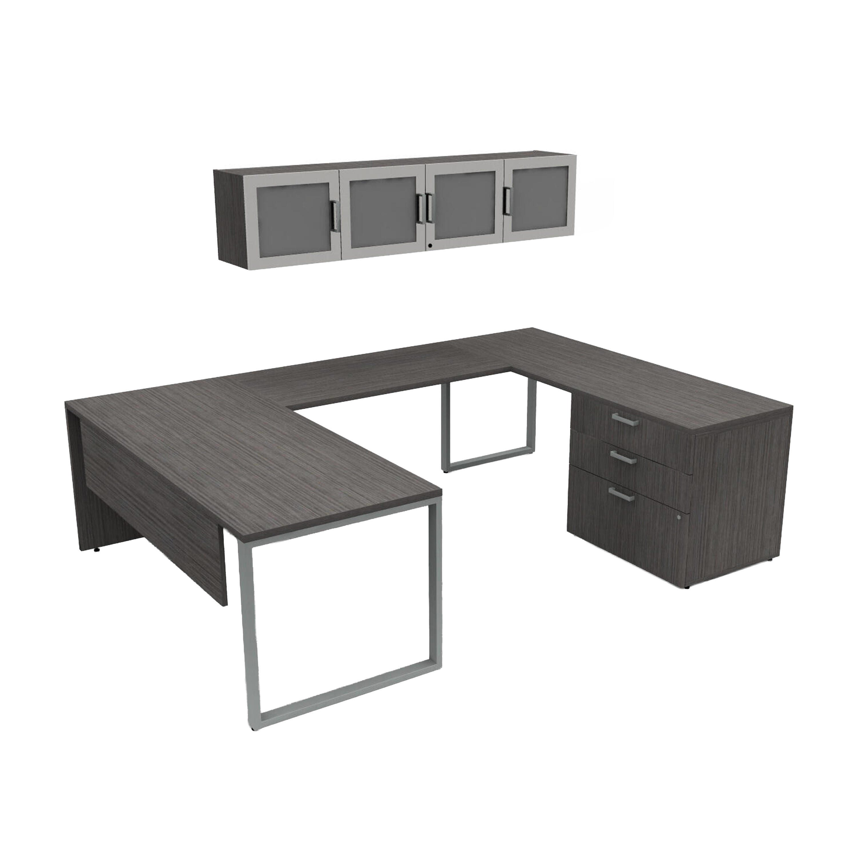 Image for Affordable Interior Systems Calibrate Series Open Leg U-Shape Desk from School Specialty