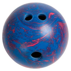 Champion Sports Lightweight Bowling Ball, 5 Pounds, Blue and Red Swirl 1284378