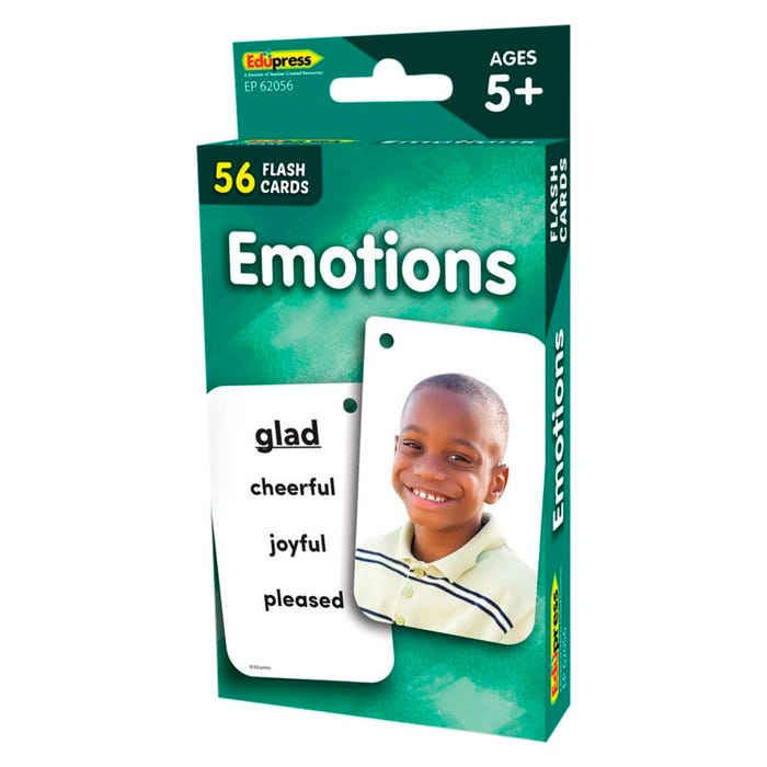 Edupress Emotions Flash Cards, Set of 56