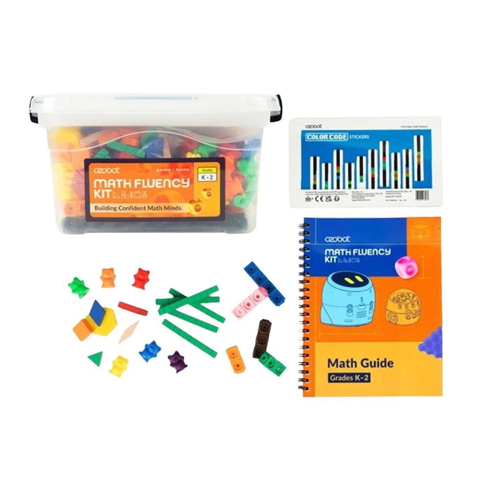 Ozobot Math Fluency Kit and Teacher Curriculum, Grades K to 2