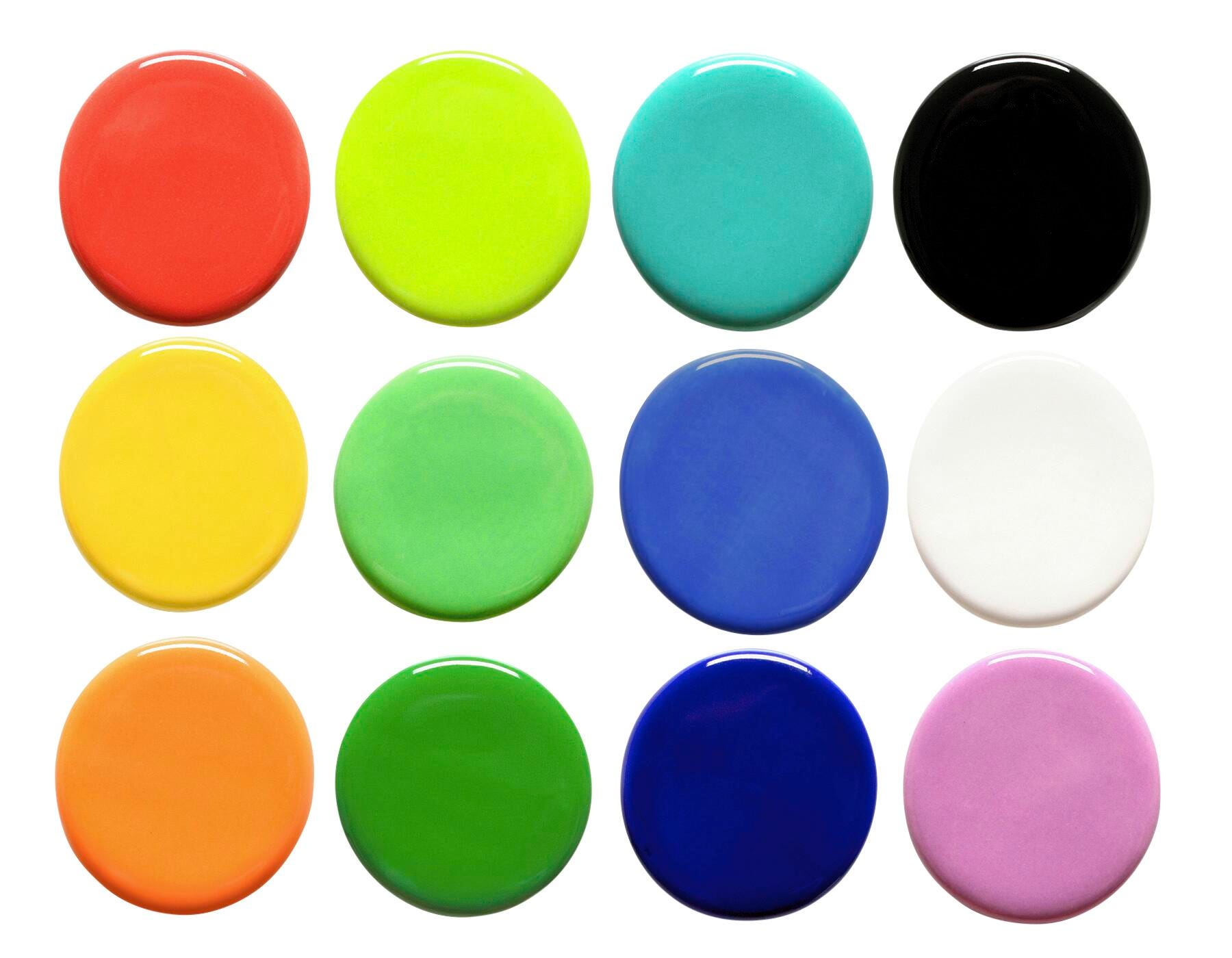 AMACO Teacher's Palette Glazes Class Pack 5, Pint, Assorted Colors, Set of 12 Item Number 2095456