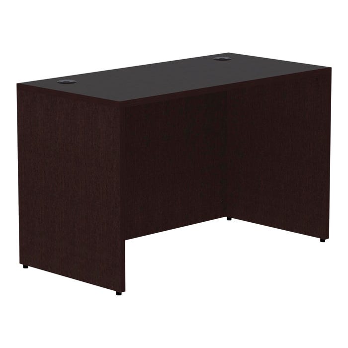 Classroom Select Laminate Rectangular Credenza Desk Shell, 47-1/4 x 23-5/8 x 29-1/2 Inches, Espresso