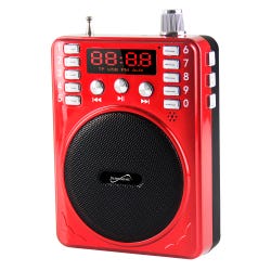 Image for SuperSonic Bluetooth Portable PA System, Red from School Specialty