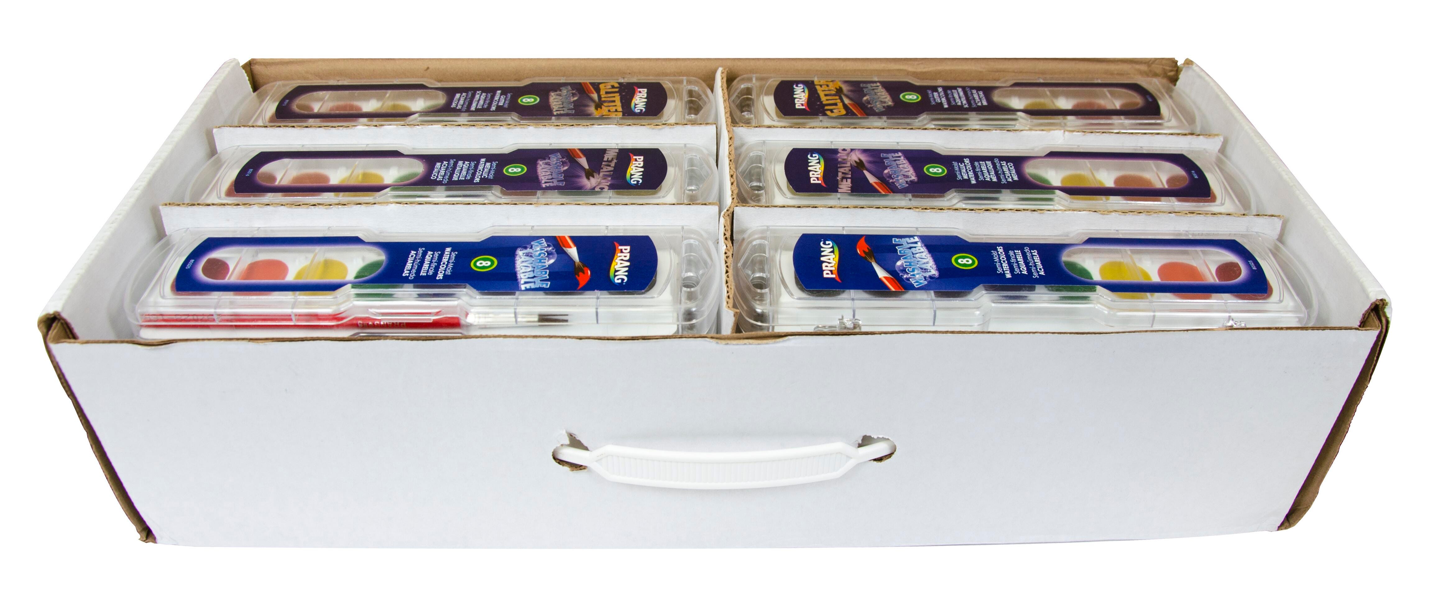 Prang Semi-Moist Washable Watercolor Variety Masterpack, Assorted Colors, Set of 36, Item Number 405960