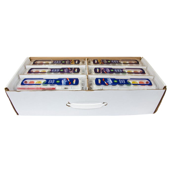 Prang Semi-Moist Washable Watercolor Variety Masterpack, Assorted Colors, Set of 36