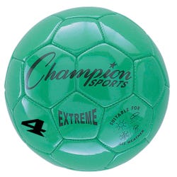 Image for Champion Sports Extreme Series Size 4 Soccer Ball, Green from School Specialty