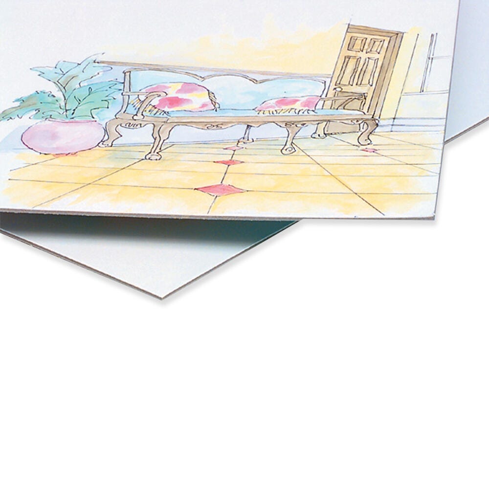 Crescent 310 Professional Illustration Board, 30 x 40 Inches, White, Pack of 10 405136