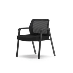 AIS Paxton XL Side Chair, Black, 20-Inch Seat Height