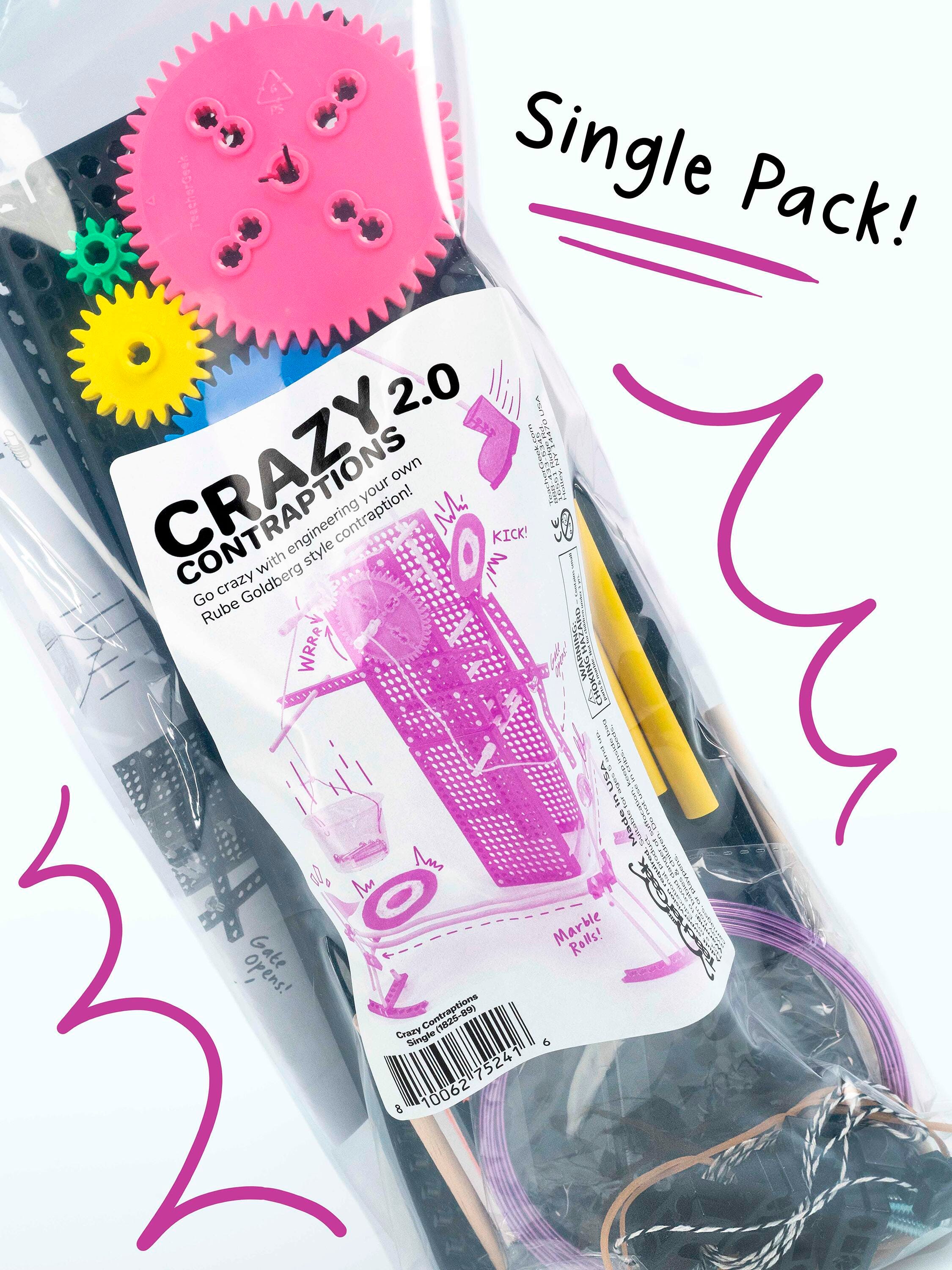 TeacherGeek Crazy Contraptions Activity, Pack of 10, Item Number 2004032