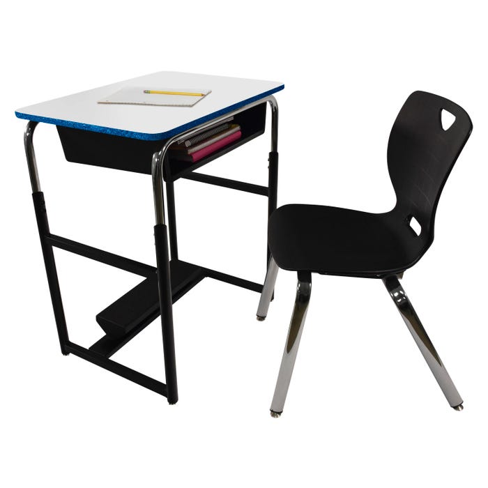 Classroom Select Royal Seating 1600 Switch Sit Or Stand Desk, 26 x 20 x 26-42 Inches