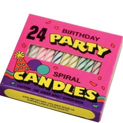 Delta Education Dripless Birthday Candles, Pack of 36