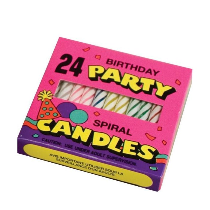 Delta Education Dripless Birthday Candles, Pack of 36