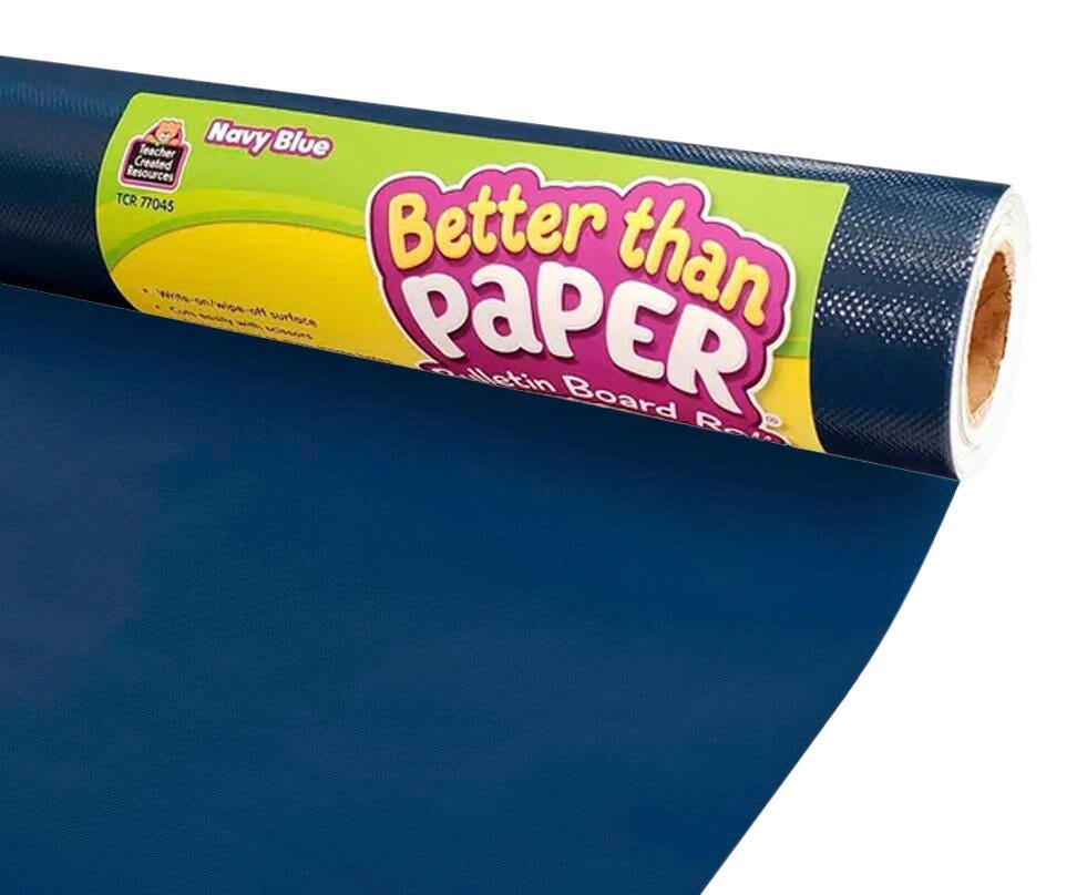 Teacher Created Resources Better Than Paper Bulletin Board Roll, Navy 2132362