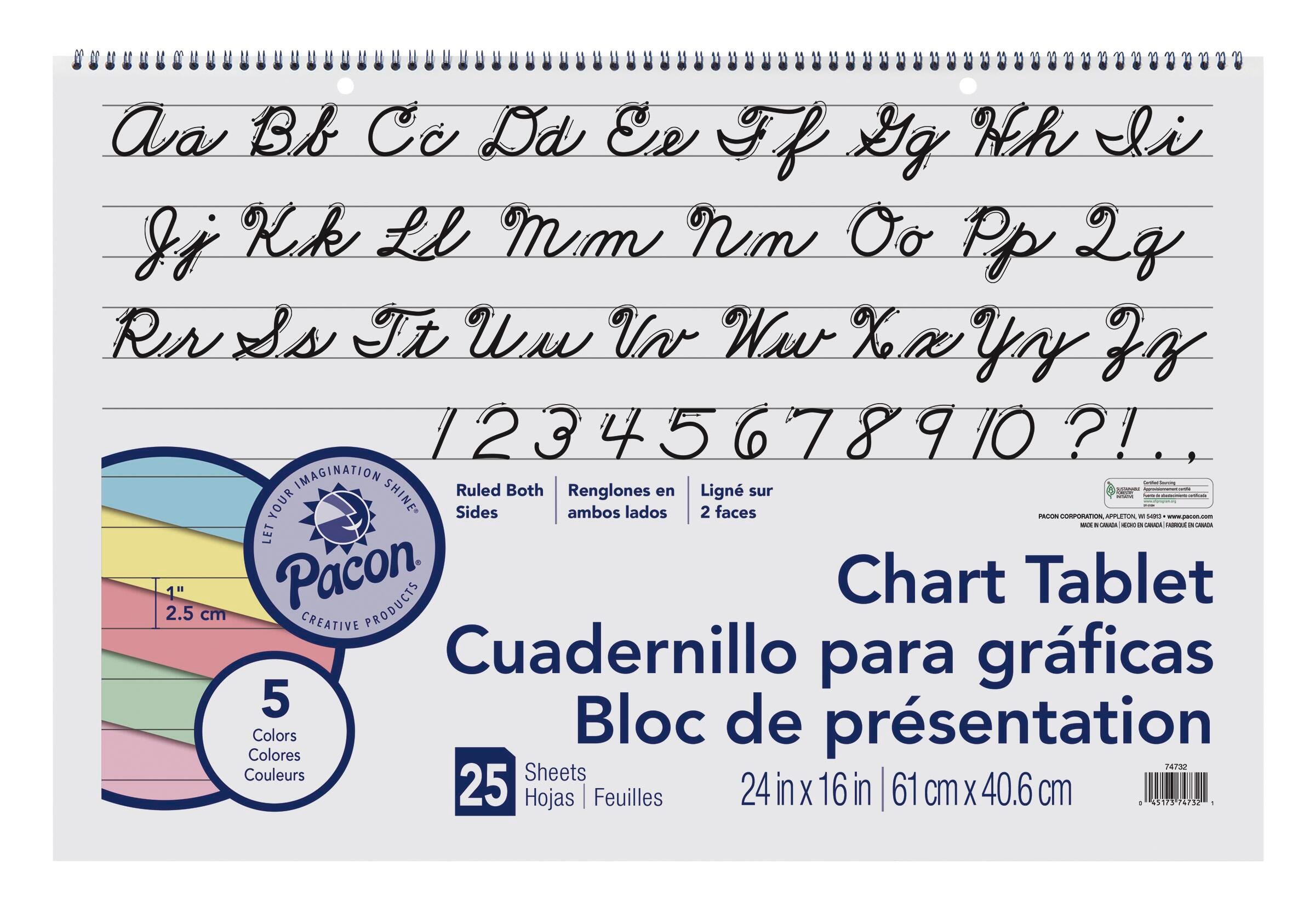 Chart Tablets, Chart Supplies, Item Number 384807