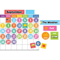 Teacher Created Resources Colorful Magnetic Calendar Set, 93 Pieces