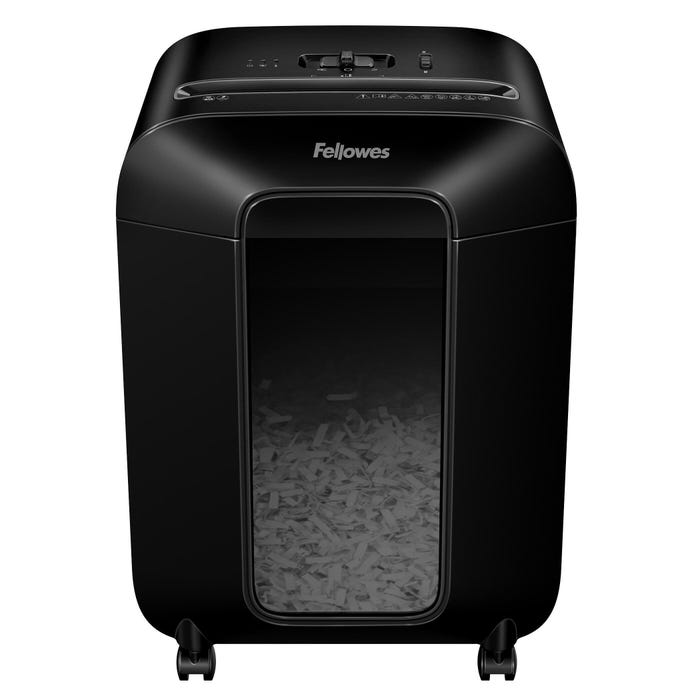 Fellowes Powershred LX85 Cross-Cut Shredder, 12 Sheet Capacity, 5 Gallon Bin, Black