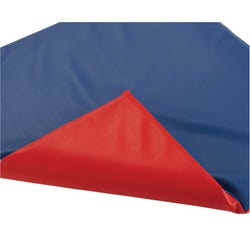 The Children's Factory 2-Sided Cushion, 28 x 28 x 1 Inches, Blue and Red, Item Number 2088682