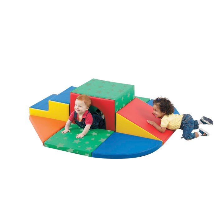 Children's Factory Soft Tunnel Set, 60 x 60 x 15 Inches