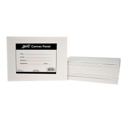 Sax Genuine Canvas Panels, 12 x 16 Inches, White, Pack of 36 2105333