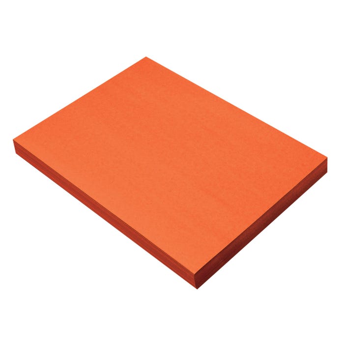 Prang Medium Weight Construction Paper, 9 x 12 Inches, Orange, Pack of 100
