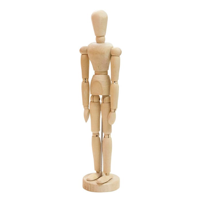 Jack Richeson Wooden Female Manikin, 12 Inches