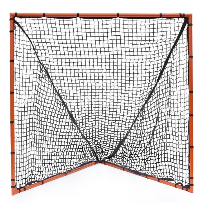 Champion Sports Backyard Lacrosse Goal, 6 x 6 Feet, Orange/Black