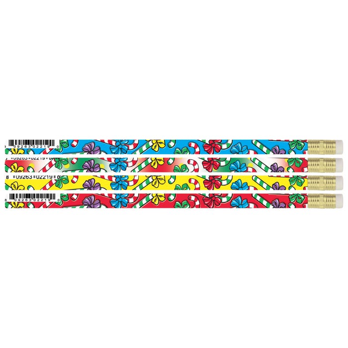 Musgrave Pencil Co. Candy Cane Treats Pencils, Pack of 12
