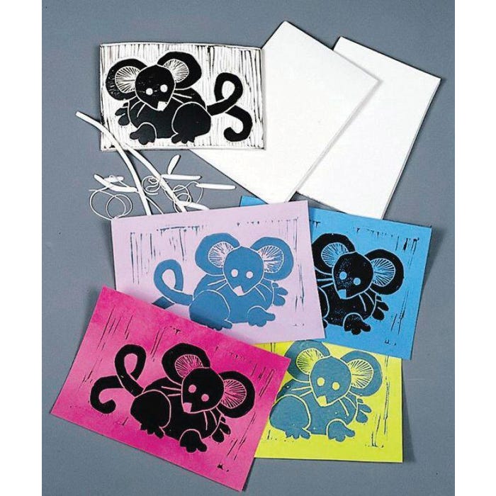 Soft-Kut Printmakers Block, 12 x 18 x 1/4 Inches, White