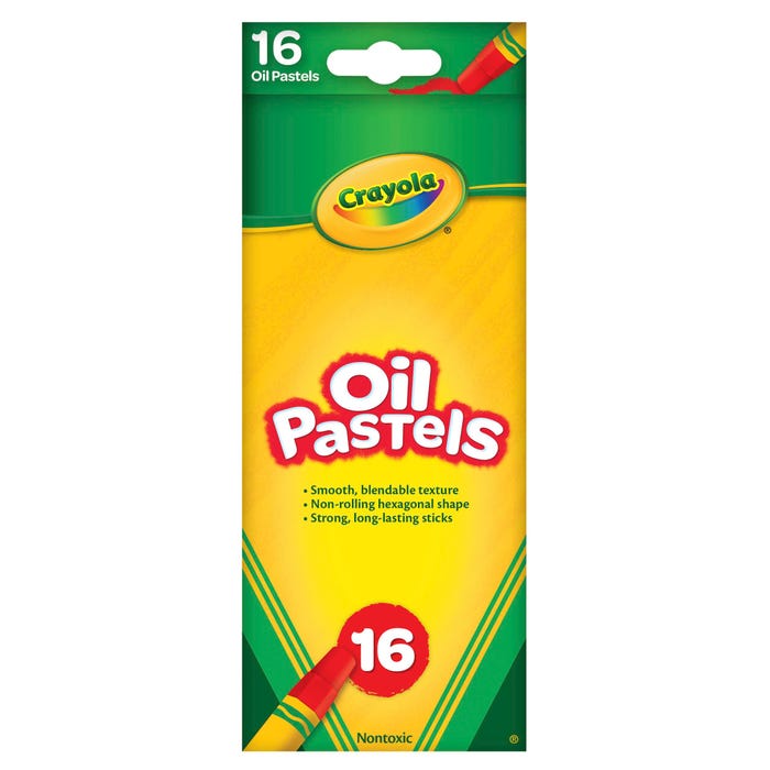Crayola Oil Pastels, Assorted Colors, Set of 16