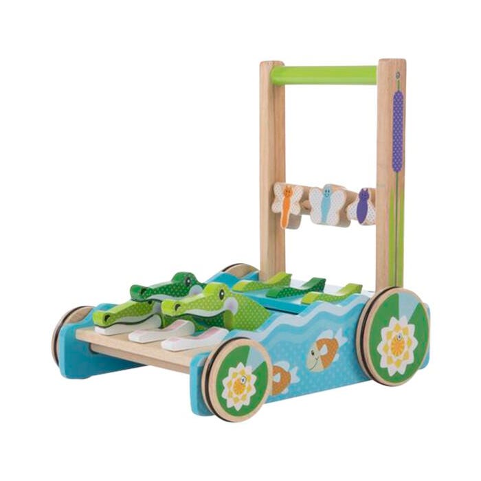 Melissa & Doug First Play Chomp and Clack Alligator Push Toy
