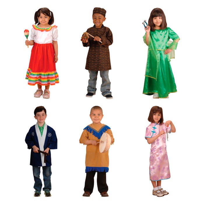 Marvel Education Multicultural Clothing, Set of 6