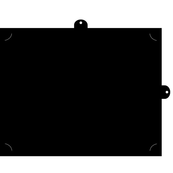 Geographics Certificate Holder, 9-1/2 x 12 inches, Black, Pack of 10
