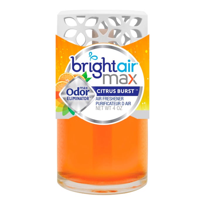 Bright Air Max Odor Eliminator, 4 Ounces, Citrus Burst Scent