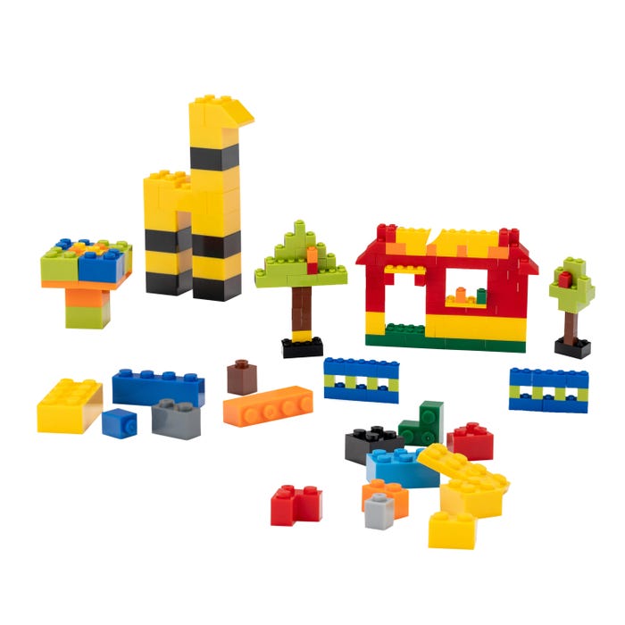 Childcraft Standard-Size Building Bricks, Plastic, Set of 1700
