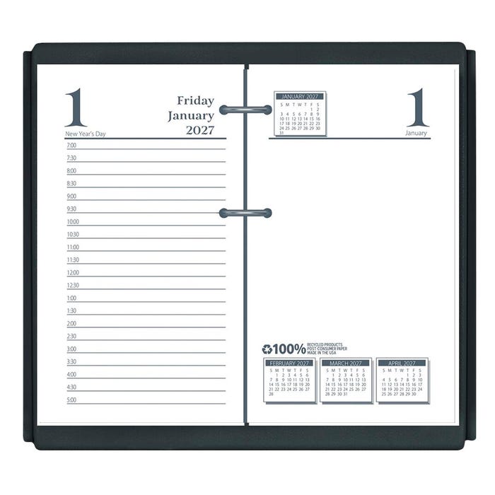 House of Doolittle Daily Desk Top Calendar Refill, January to December 2027, 3-1/2 x 6 Inches