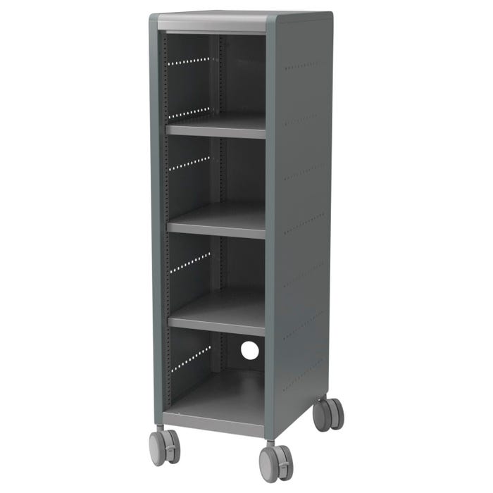Classroom Select Geode Tall Single Wide Cabinet, 3 Shelves