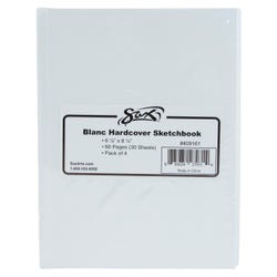 Image for Sax Blanc Hardcover Sketchbook, 6-1/4 x 8-1/4 Inches, 60 Sheets Each, Pack of 4 from School Specialty