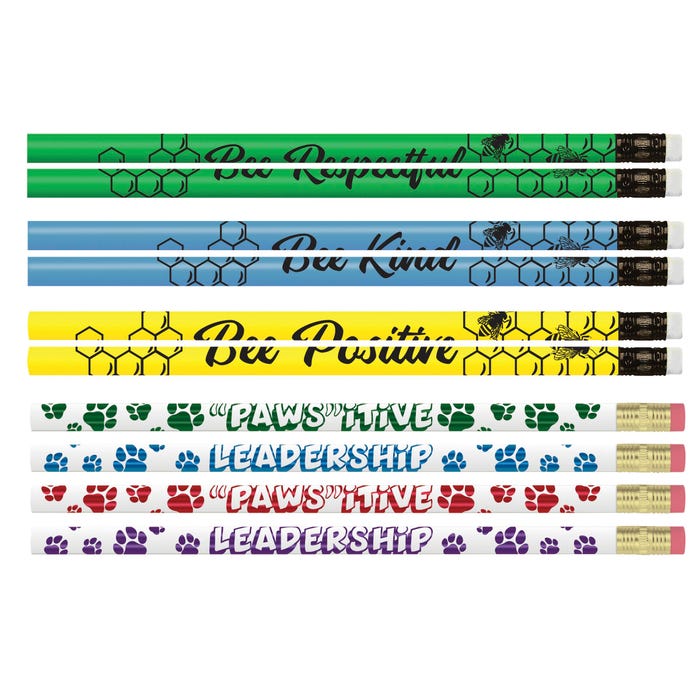 Musgrave Pencil Co. Positive Attitude Assortment, Pack of 144