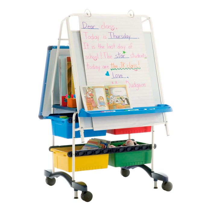Copernicus Royal Reading Writing Center with Lids, 31-1/2 x 32 x 56-1/2 Inches