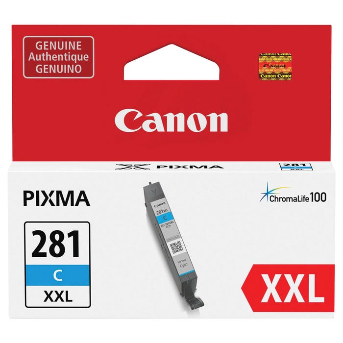 Canon PIXMA CLI-281 Ink Cartridge, Cyan