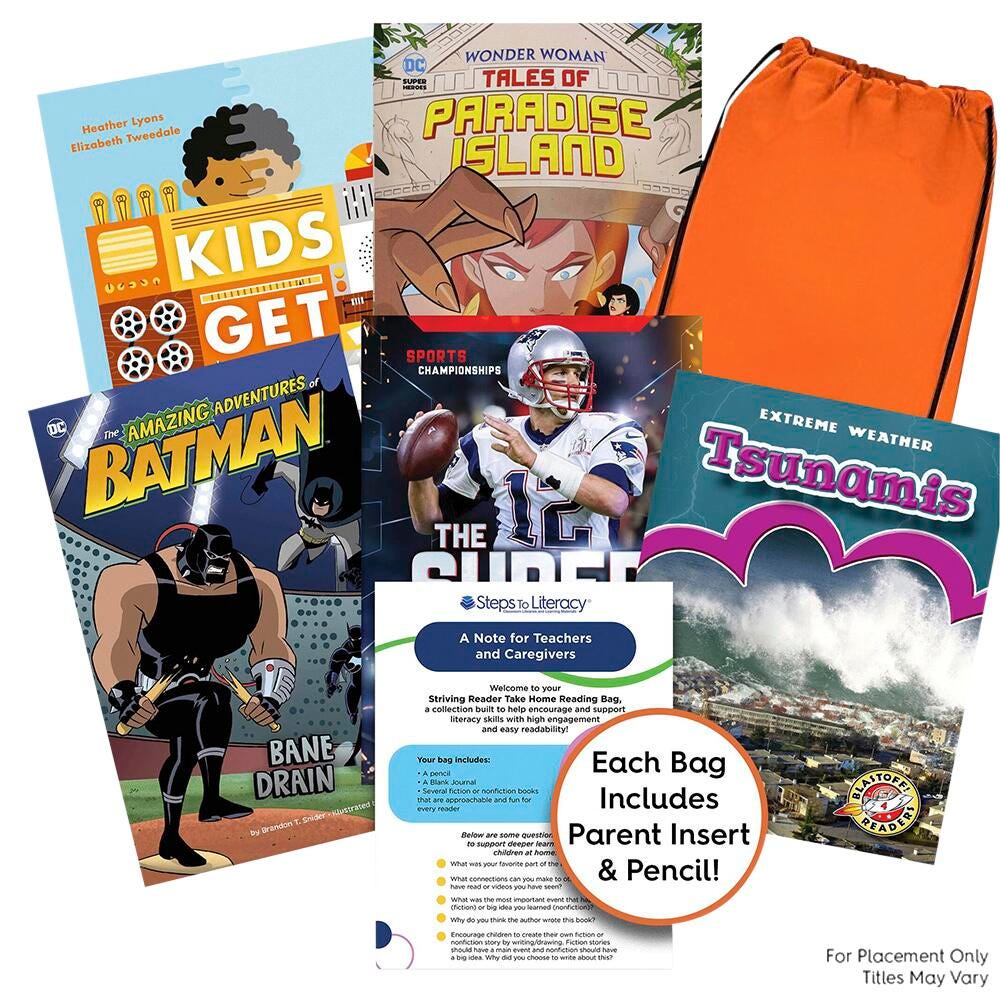 Achieve It! Take Home Bag Striving Readers, Grades 4, Set of 10, Item Number 2097396