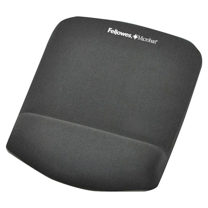 Fellowes PlushTouch Mouse Pad with Wrist Rest, Graphite
