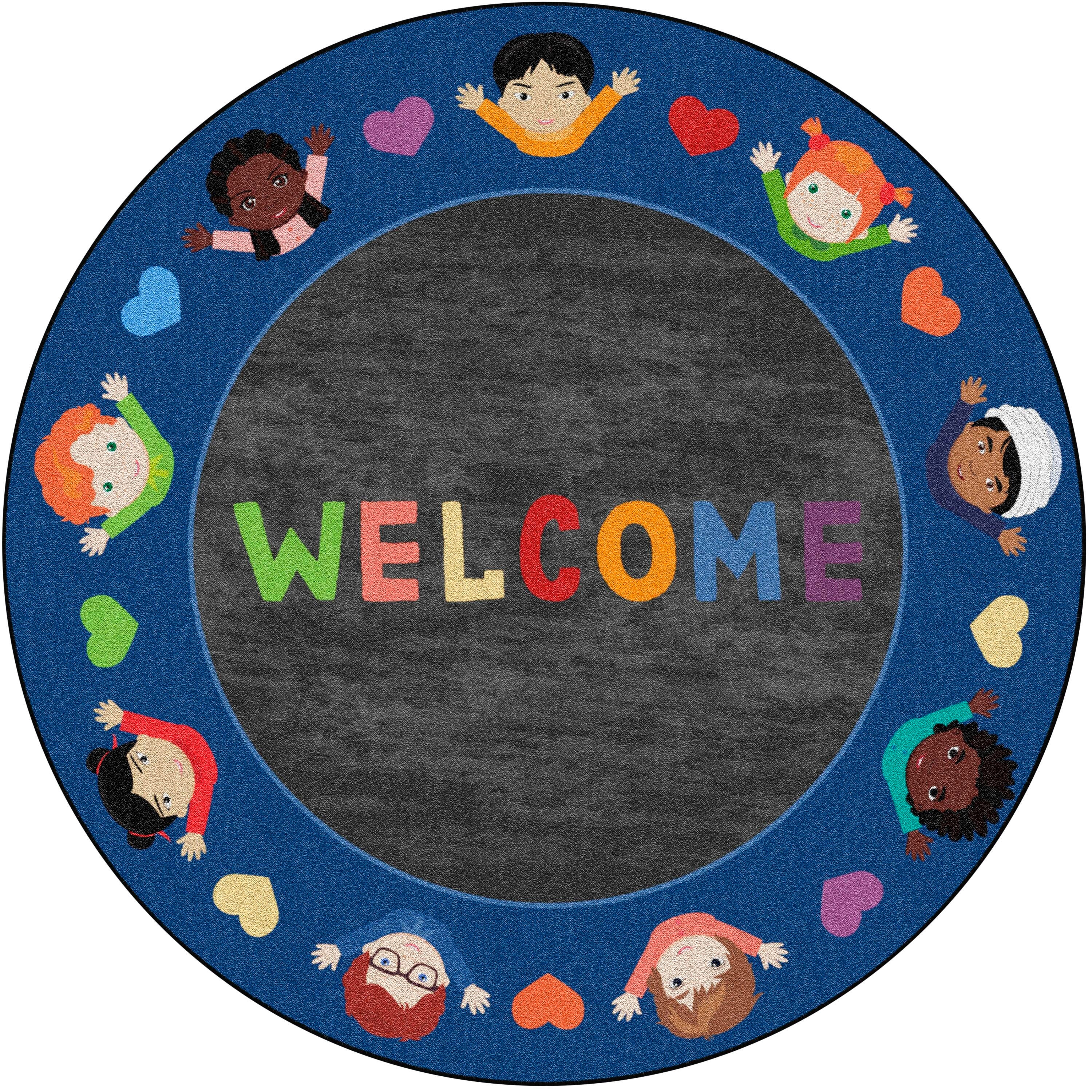Childcraft Welcome Friends Carpet, Round 4000084